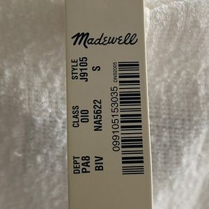 NWT Madewell Side tie shirt